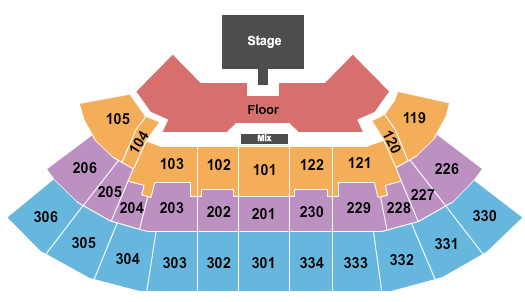 Moda Center at the Rose Quarter Seating Chart: Ken Carson