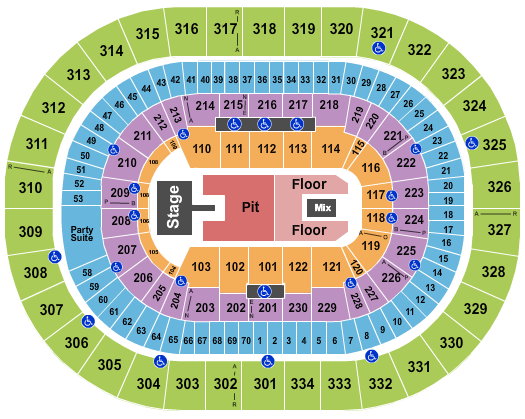 Moda Center at the Rose Quarter Seating Chart: Lorde