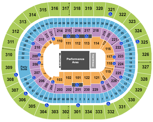 Moda Center at the Rose Quarter Seating Chart: Rodeo 3