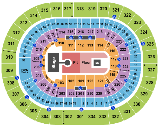 Moda Center at the Rose Quarter Seating Chart: Weezer