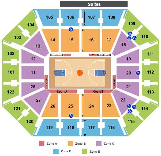 Suns Game Seating Chart