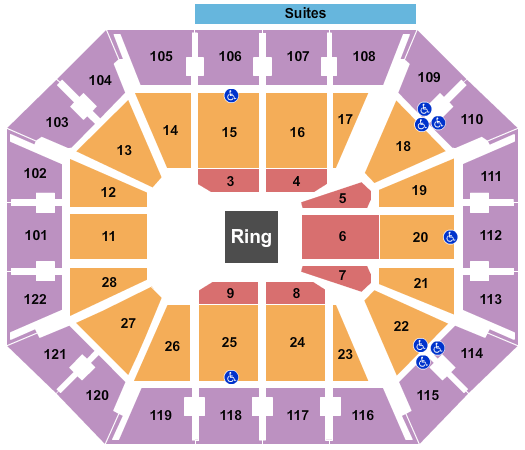 The Forum Seating Chart Mma