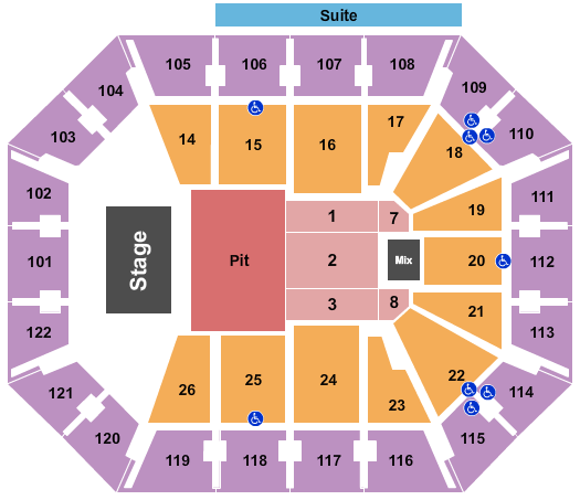 Mohegan Sun Arena - CT Seating Chart: Chris Young