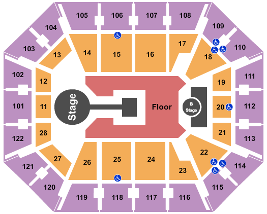 Mohegan Sun Arena - CT Seating Chart: Childish Gambino