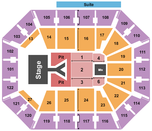 Mohegan Sun Arena - CT Seating Chart: Dan And Shay