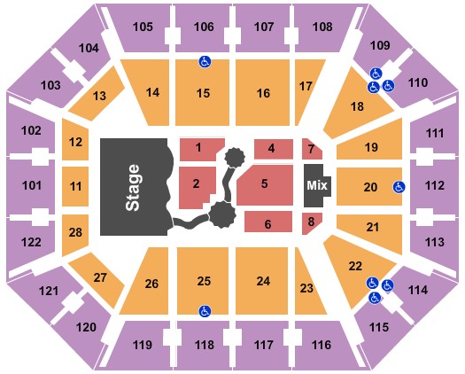 Mohegan Sun Arena - CT Seating Chart: Game of Thrones