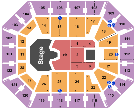 Mohegan Sun Arena - CT Seating Chart: Ghost