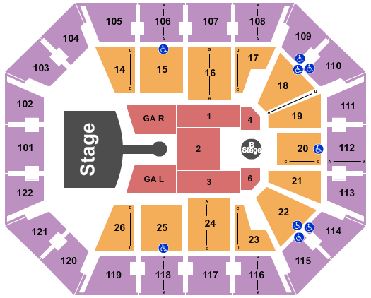 Mohegan Sun Arena - CT Seating Chart: Greta Van Fleet