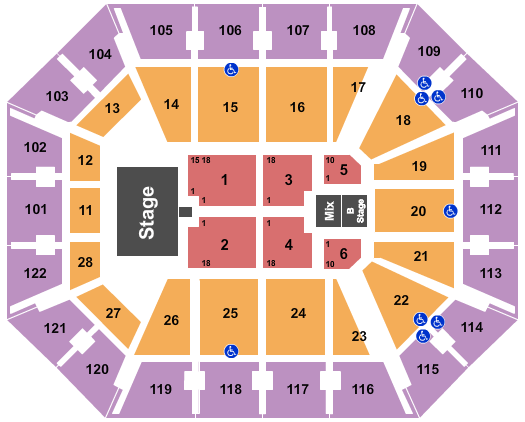 Mohegan Sun Arena - CT Seating Chart: Halsey