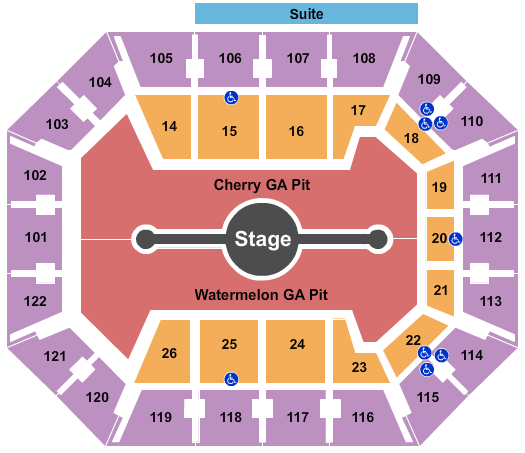 Sun Arena Time Square Seating Chart