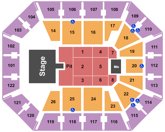Mohegan Sun Arena - CT Seating Chart: Jon Pardi