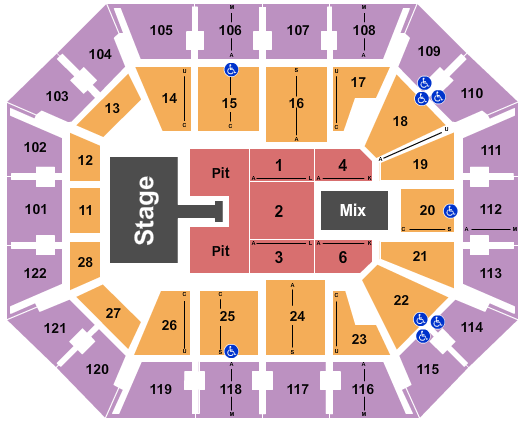 Mohegan Sun Arena - CT Seating Chart: Kehlani