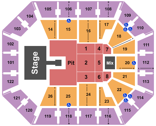 Mohegan Sun Arena - CT Seating Chart: Lainey Wilson