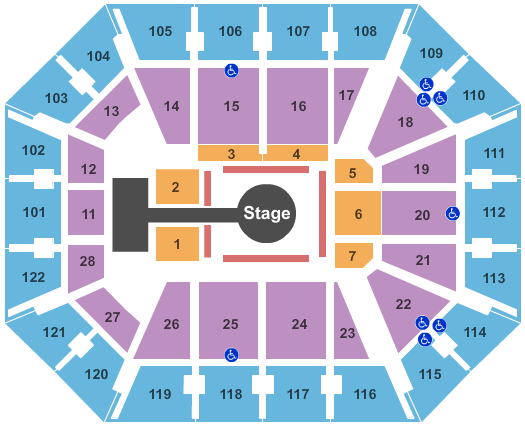 Mohegan Sun Dancing With The Stars Seating Chart