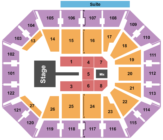 Mohegan Sun Arena - CT Seating Chart: Meghan Trainor
