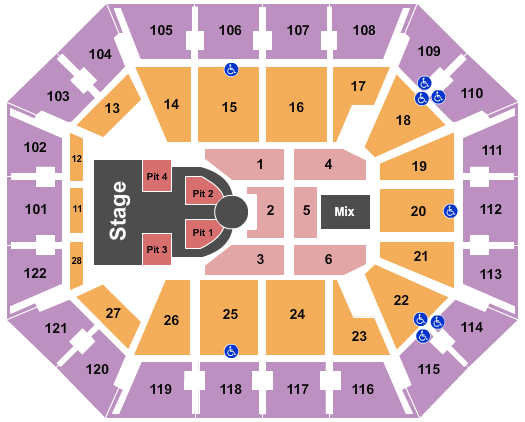 Mohegan Sun Arena - CT Seating Chart: Nicki Minaj
