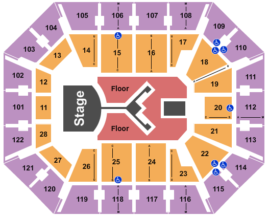 Mohegan Sun Arena - CT Seating Chart: Shinedown