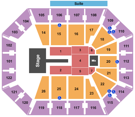 Mohegan Sun Arena - CT Seating Chart: Tate McRae