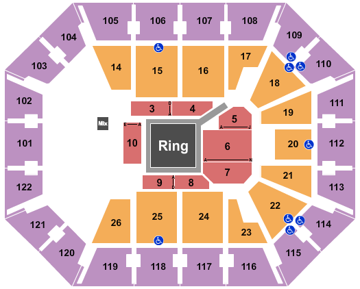 Mohegan Sun Arena - CT Seating Chart: World Championship Sumo