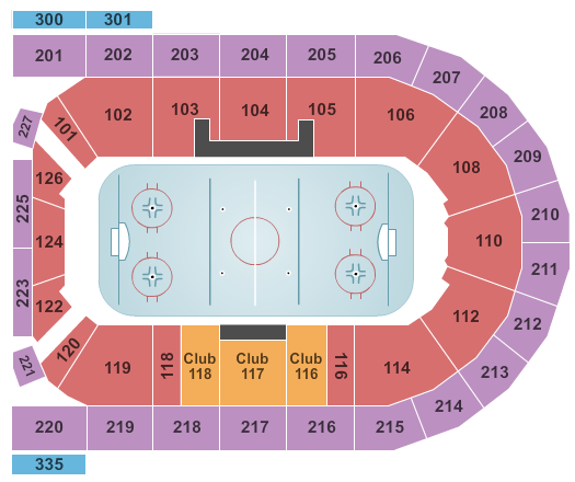 Mohegan Sun Arena at Casey Plaza Seating Chart