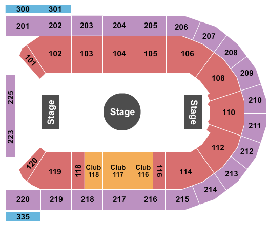 Mohegan Sun Arena at Casey Plaza Seating Chart: Ringling Bros