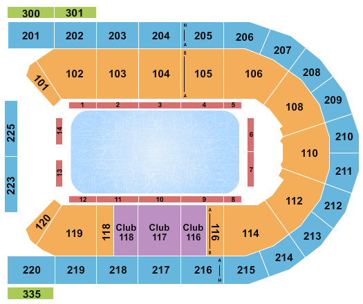 Mohegan Arena at Casey Plaza Seating Chart: Stars On Ice