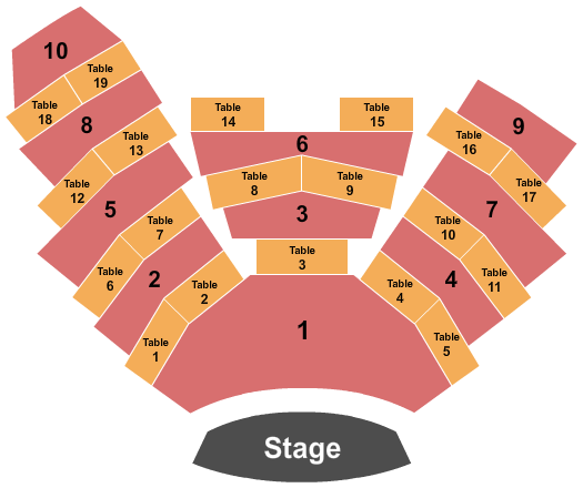 Mohegan Sun Cabaret Seating Chart: Endstage 2