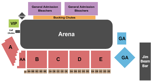 Molalla Rodeo Arena Seating Chart: Rodeo