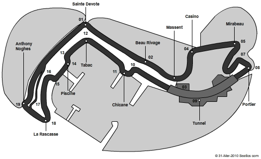 Circuit De Monaco Seating Chart: Racing