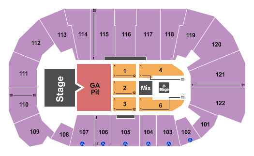 Avenir Centre Seating Chart: Keith Urban