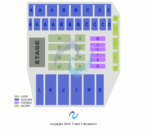 Montana Expopark Grandstand Seating Chart: End Stage