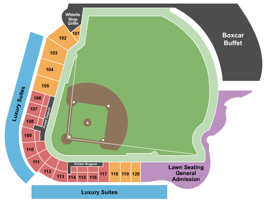 Jacksonville Suns Stadium Seating Chart