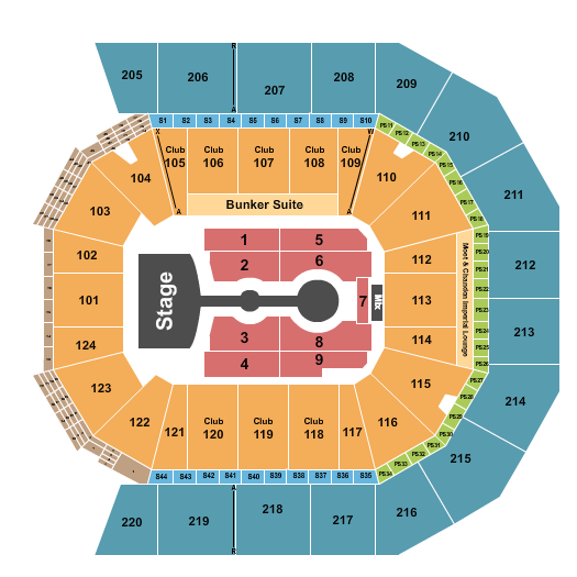 Moody Center ATX Seating Chart: Ariana Grande