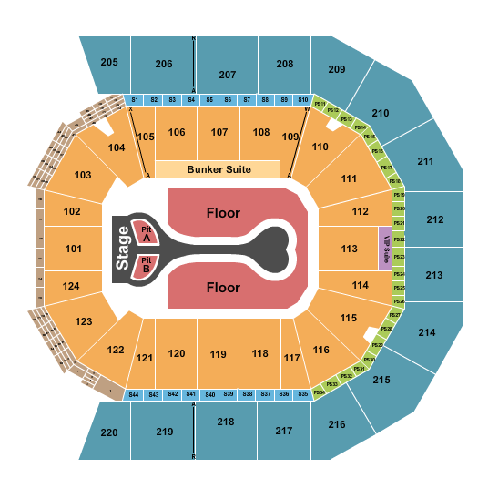 Moody Center ATX Seating Chart: Benson Boone
