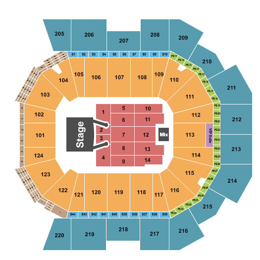 Moody Center ATX Seating Chart: Little Big Town