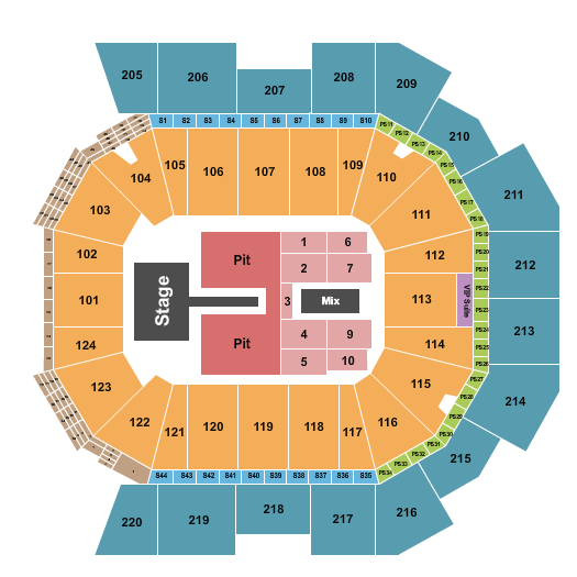 Moody Center ATX Seating Chart: Cigarettes After Sex