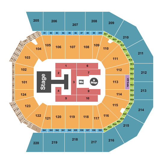 Moody Center ATX Seating Chart: Descendants & Zombies