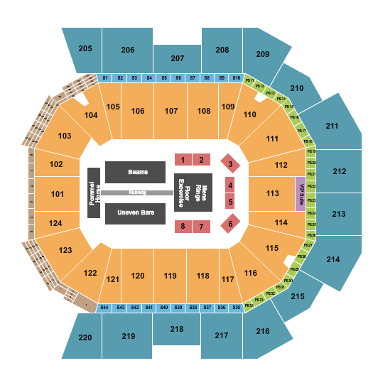 Moody Center ATX Seating Chart: Gold Over America