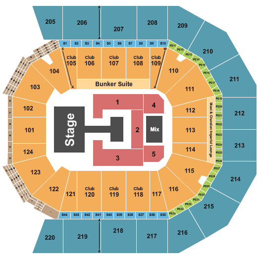 Moody Center ATX Seating Chart: Ive