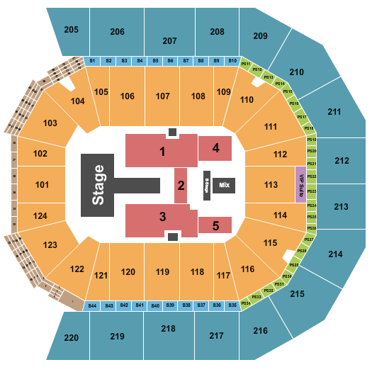 Moody Center ATX Seating Chart: J Balvin