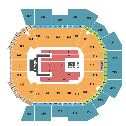 Moody Center ATX Seating Chart: Jelly Roll