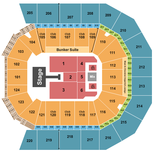 Moody Center ATX Seating Chart: Jonas Brothers