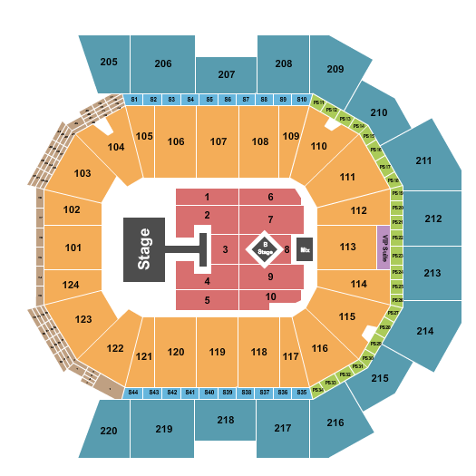 Moody Center ATX Seating Chart: Kylie Minogue