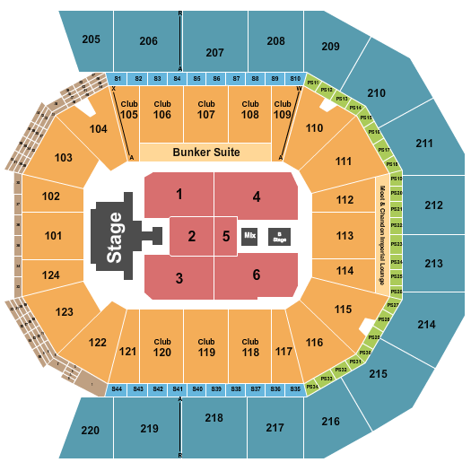 Moody Center ATX Seating Chart: Mana