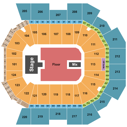 Moody Center ATX Seating Chart: NF