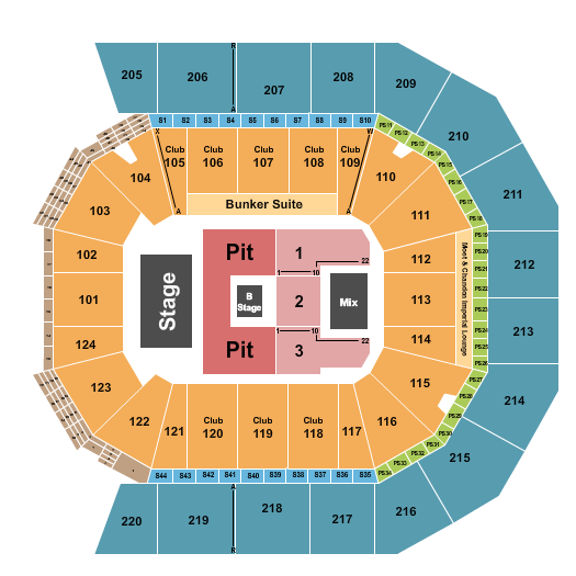Moody Center ATX Seating Chart: Nine Inch Nails