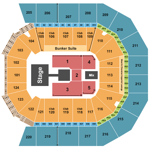 Moody Center ATX Seating Chart: Peso Pluma