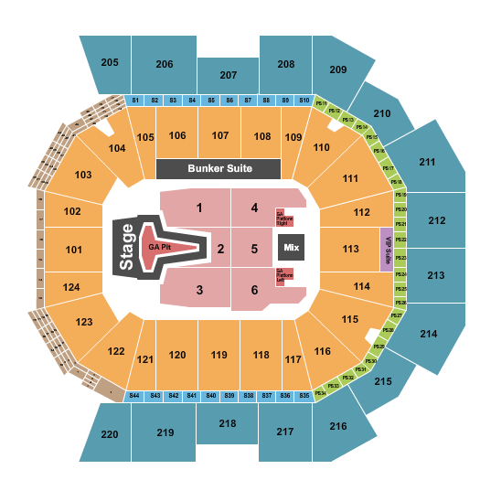 Moody Center ATX Seating Chart: Phil Wickham