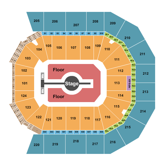 Moody Center ATX Seating Chart: Rod Wave