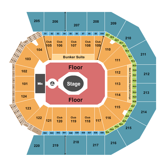 Moody Center ATX Seating Chart: Tame Impala